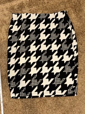 FTF Black and White Printed skirt - FTF Label